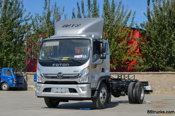 Foton Aulin New Jiyun 200 hp 4X2(6 wheels) 5.25m Semi-row Grille Van Cargo Truck (China VI) Exterior (3) | 86Trucks