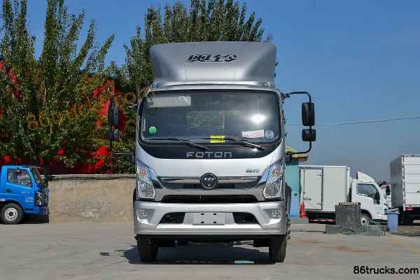 Foton Aulin New Jiyun 200 hp 4X2(6 wheels) 5.25m Semi-row Grille Van Cargo Truck (China VI) Exterior (2) | 86Trucks
