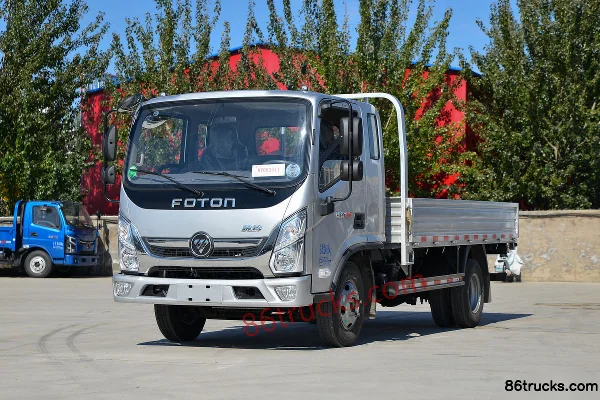 Foton Ollin Express 158hp 4X2(6 wheels) 3.83m half-cab flatbed light truck (China VI) (ZF) Exterior (3) | 86Trucks