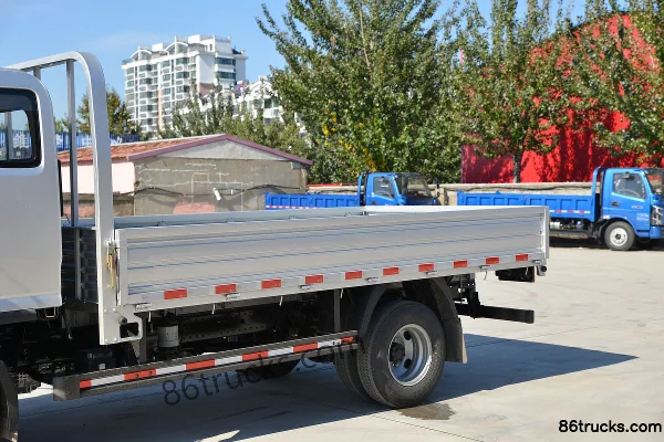 Foton Ollin Express 158hp 4X2(6 wheels) 3.83m half-cab flatbed light truck (China VI) (ZF) Body (1) | 86Trucks