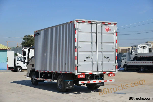 Foton Aoling Supersonic 158 hp 4X2(6 wheels) 4.14m Single Row Box Light Truck (China VI) Body (3) | 86Trucks
