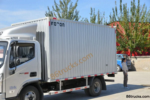 Foton Aoling Supersonic 158 hp 4X2(6 wheels) 4.14m Single Row Box Light Truck (China VI) Body (1) | 86Trucks