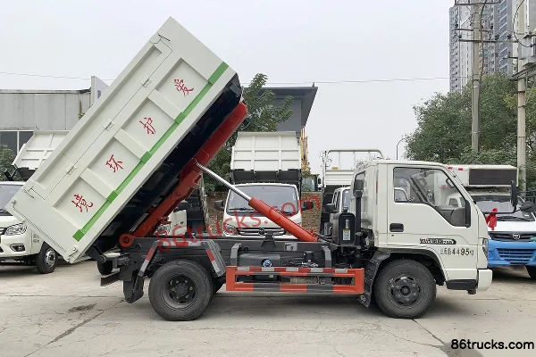 Foton Forland Jingang 728 115 hp 4X2(6 wheels) Hook Lift Garbage Truck (China VI) (Diwang Environmental Sanitation Brand) Exterior (2) | 86T