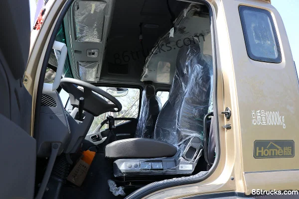 Foton Aoling Dahuangfeng version montagne 245 ch 4X2(6 roues) camion porteur 6,8 m cabine approfondie fourgon (toit plat) (3) | 86Trucks