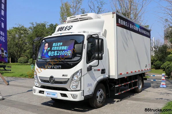 Foton Aoling Express Ours polaire 131 ch 4X2(6 roues) 4,085 m camion frigorifique (China VI) Extérieur (3) | 86Trucks