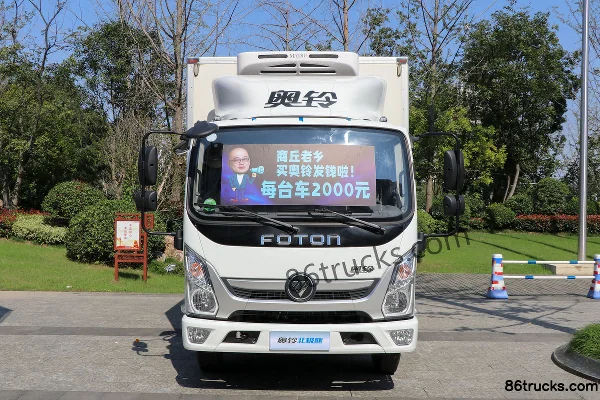 Foton Aoling Express Ours polaire 131 ch 4X2(6 roues) 4,085 m camion frigorifique (China VI) Extérieur (2) | 86Trucks