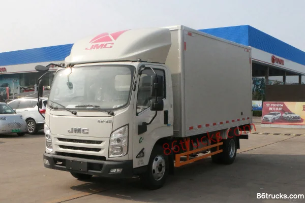 JMC Kaiyun Upgraded Edition Medium Body Standard 122hp 4X2(6 wheels) 4.08m Single Row Van Light Truck (China VI) Exterior (3) | 86Trucks