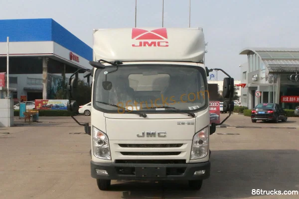 JMC Kaiyun Upgraded Edition Medium Body Standard 122hp 4X2(6 wheels) 4.08m Single Row Van Light Truck (China VI) Exterior (2) | 86Trucks