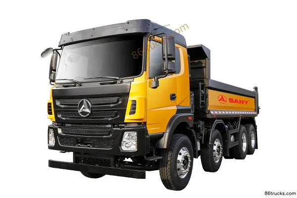 SANY Group version Elf 350 ch 8X4(12 roues) 5,6 m camion benne (China VI) Extérieur (2) | 86Trucks