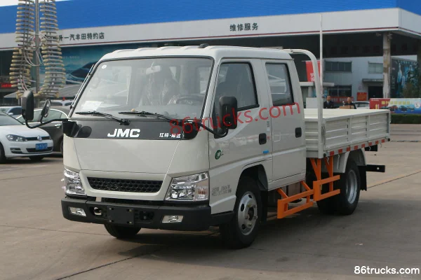 JMC Shunda Narrow Body 122 hp 4X2(6 wheels) 2.755m Double Row Flatbed Light Truck (China VI) Exterior (3) | 86Trucks