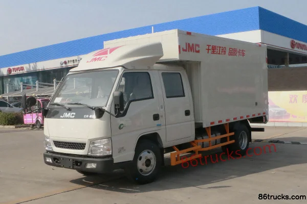 JMC Shunda Narrow Body 122 hp 4X2(6 wheels) 3.26m Double Row Van Light Truck (China VI) Exterior (3) | 86Trucks
