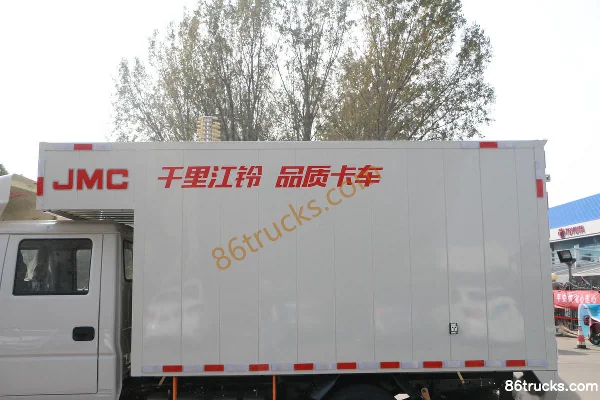 JMC Shunda Narrow Body 122 hp 4X2(6 wheels) 3.26m Double Row Van Light Truck (China VI) (1) | 86Trucks