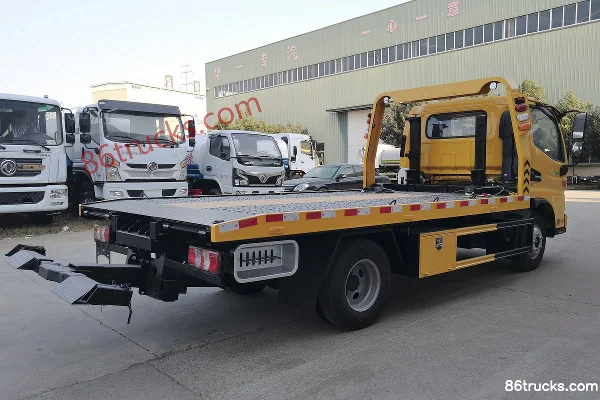 JAC Junling V5 Premium Edition 130 hp 4X2(6 wheels) Wrecker Truck (Blue Plate) (Zhuanwei Brand) Exterior (3) | 86Trucks