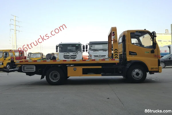JAC Junling V5 Premium Edition 130 hp 4X2(6 wheels) Wrecker Truck (Blue Plate) (Zhuanwei Brand) Exterior (2) | 86Trucks