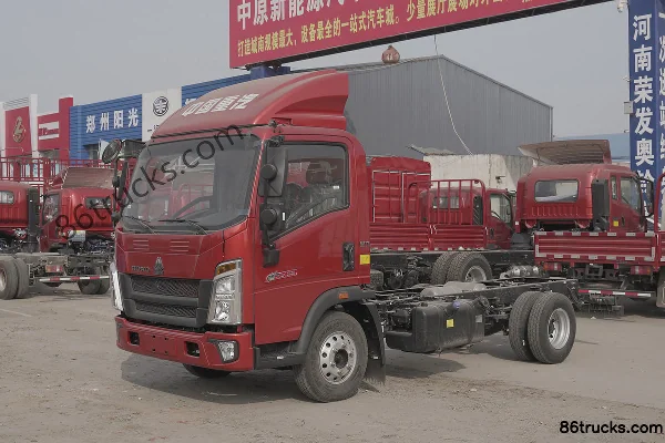 Sinotruk HOWO Hanjiang 160hp 4X2(6 wheels) 4.15m Single Row Stake Truck Exterior (3) | 86Trucks