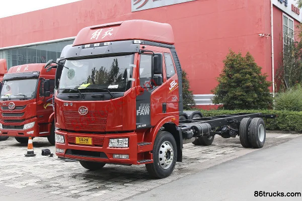 FAW Jiefang J6L Medium Truck Elite Edition 220hp 4X2(6 wheels) 7.8m Van Cargo Truck (China VI) (High Roof) (Axle Ratio 4.875) Exterior (3)