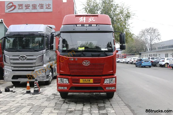 FAW Jiefang J6L Medium Truck Elite Edition 220hp 4X2(6 wheels) 7.8m Van Cargo Truck (China VI) (High Roof) (Axle Ratio 4.875) Exterior (2)