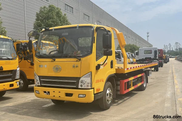 FAW Jiefang J6F 140 ch 4X2(6 roues) camion de dépannage (marque Tongruitong) Extérieur (2) | 86Trucks