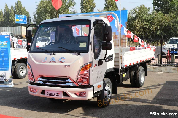 JAC Kangling J3 130 ch 4X2(6 roues) 3,7 m plateau à ridelles cabine simple (China VI) Extérieur (3) | 86Trucks