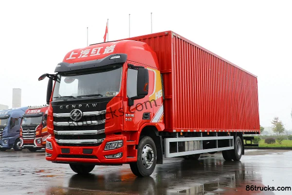 SAIC Hongyan Jiebao H6 240 ch 4X2(6 roues) camion porteur fourgon 9,6 m Extérieur (3) | 86Trucks