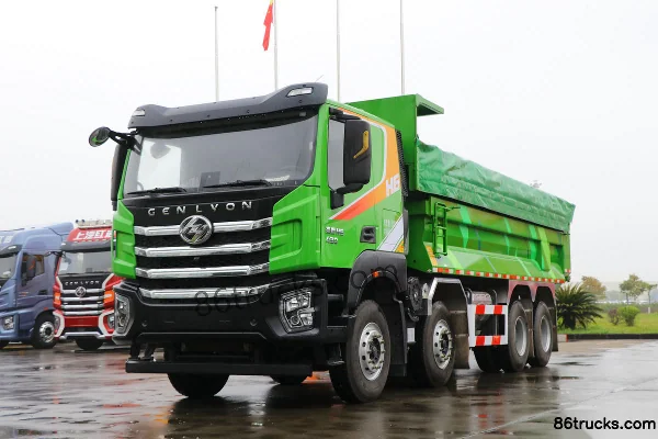 SAIC Hongyan Genlyon H6 Reinforced Edition 390 hp 8X4(12 wheels) 6m Dump Truck (China VI) Exterior (3) | 86Trucks