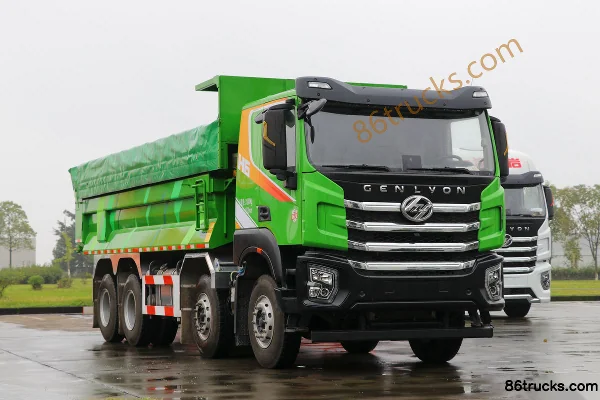 SAIC Hongyan Genlyon H6 Composite Reinforced Version 460 hp 8X4(12 wheels) 6m Dump Truck (China VI) Exterior