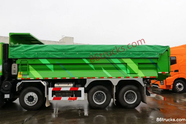 SAIC Hongyan Genlyon H6 Reinforced Edition 390 hp 8X4(12 wheels) 6m Dump Truck (China VI) Body (3) | 86Trucks