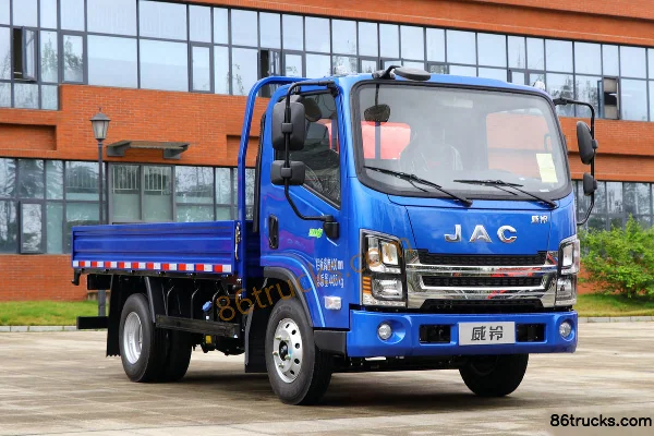 JAC Weiling K5 130hp 4X2(6 wheels) 4.18m single-row flatbed light truck Exterior