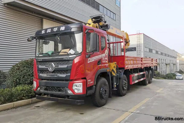 Dongfeng DV5 300 ch 8X4(12 roues) camion avec grue de levage (China VI) Extérieur (3) | 86Trucks
