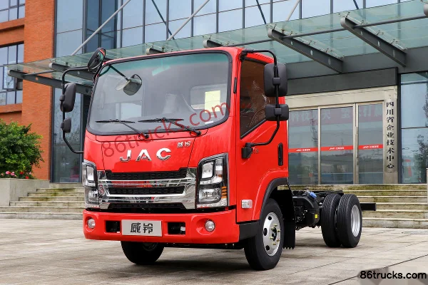 JAC Weiling K3 127 ch 4X2(6 roues) CNG 4,1 m cabine simple camion plateau léger Extérieur (3) | 86Trucks