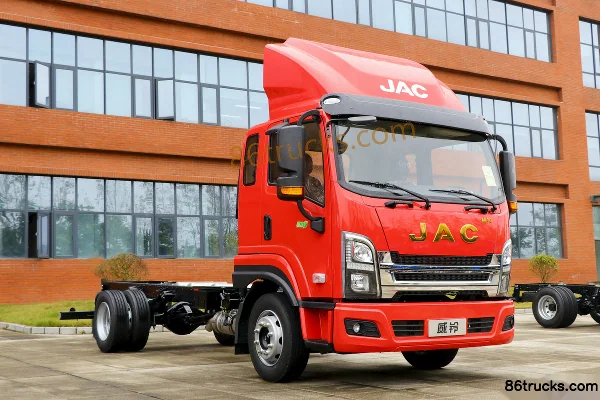 JAC Weiling K8 170hp 4X2(6 wheels) 5.48m Semi-row Flatbed Cargo Truck (China VI) Exterior