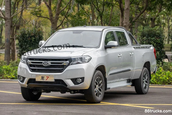 Fujian Qiteng Long 7 Youth Edition 163hp 4x2(6 wheels) Standard Wheelbase Double Row Pickup (China VI) Cab (3) | 86Trucks