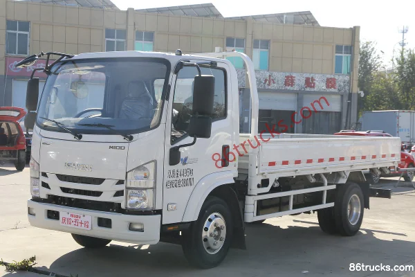 Qingling Isuzu M100 120hp 4X2(6 wheels) 4.205m Single Row Flatbed Light Truck (China VI) Exterior (3) | 86Trucks