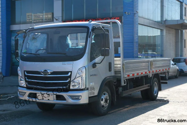 Foton Times Leader 6 150hp 4X2(6 wheels) 4.2m Single Row Flatbed Light Truck (WLY 6-speed) Exterior (3) | 86Trucks