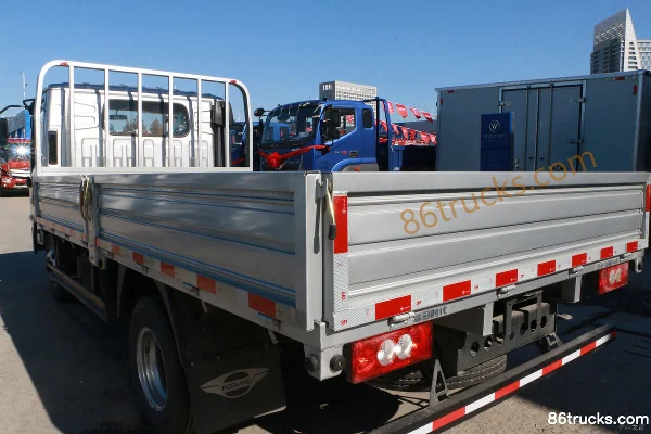 Foton Times Leader 6 150hp 4X2(6 wheels) 4.2m Single Row Flatbed Light Truck (WLY 6-speed) Body (3) | 86Trucks