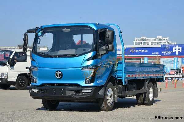 Feidi W5 163 ch 4X2(6 roues) camion plateau 4,18 m cabine simple (China VI) Extérieur (3) | 86Trucks