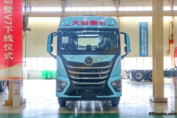 Dayun V7H Heavy Truck 460 hp 6X4(10 wheels) Tractor Truck (Lowered Height Mother Truck)(Hydraulic Retarder) Exterior (2) | 86Trucks