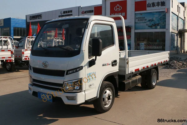 Yuejin Fuxing S80 1.5L 113 hp 4X2(6 wheels) Gasoline 3.65m Single Row Flatbed Light Truck (China VI) Exterior (3) | 86Trucks