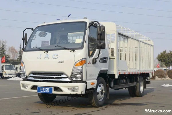 JAC Kangling J5 152 hp 4X2(6 wheels) 4.18m Single-row Livestock Transport Truck (China VI) Exterior (3) | 86Trucks