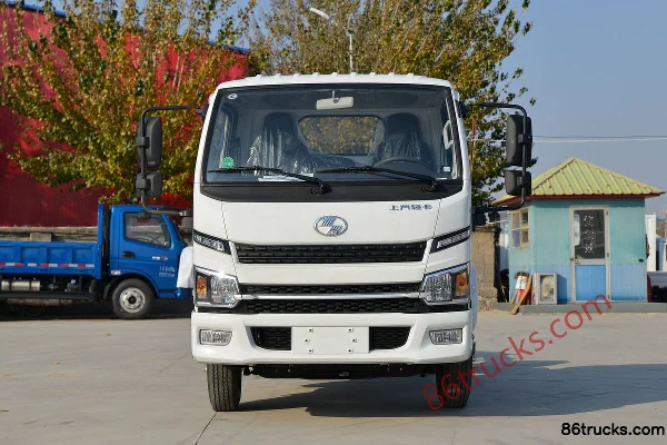 Yuejin Fuxing S100V 132hp 4X2(6 wheels) 4.05m single-row flatbed light truck (air brake) Exterior (2) | 86Trucks