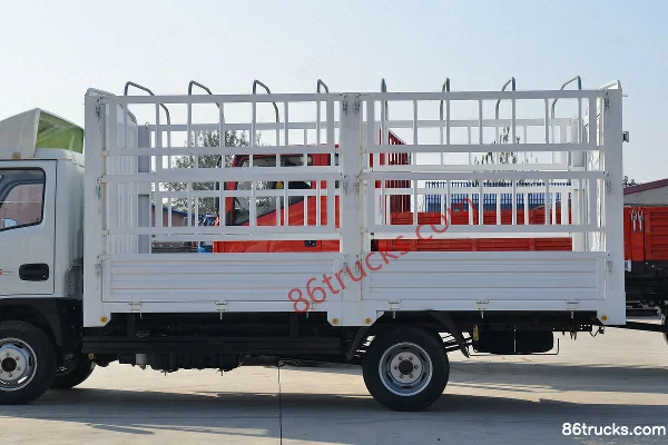 Yuejin Fuxing S80 95 hp 4X2(6 wheels) 4.05m single-row cab stake truck (China VI) Body (2) | 86Trucks