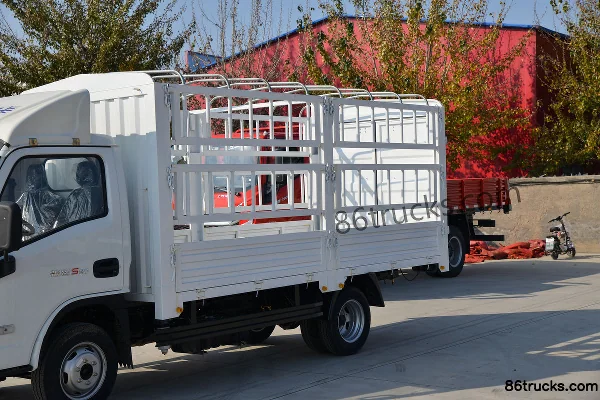 Yuejin Fuxing S80 95 hp 4X2(6 wheels) 4.05m single-row cab stake truck (China VI) Body (1) | 86Trucks