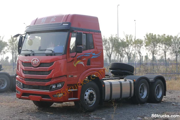 FAW Jiefang Qingdao Han V Heavy Truck Cold Region Edition 430 hp 6X4(10 wheels) Tractor Truck (China VI) Exterior (3) | 86Trucks