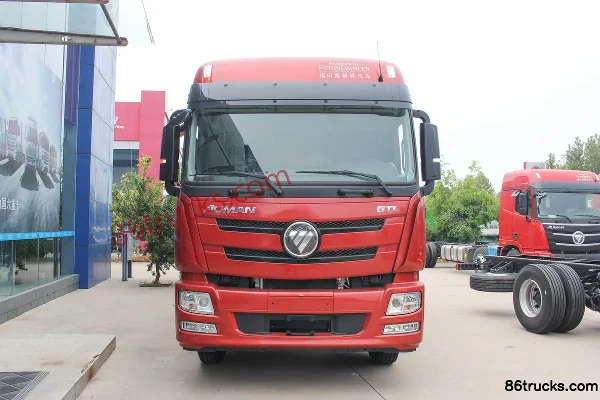 Foton Auman GTL 9 Series Heavy Truck Zhixiang Edition Standard Load 300 hp 6X2(8 wheels) 8m Stake Truck (440 Rear Axle) Exterior (2) | 86Tru