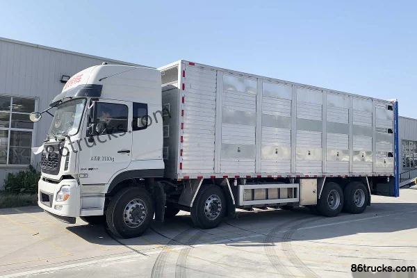 Dongfeng Commercial Vehicle Tianlong VL 350 hp 8X4(12 wheels) Livestock Transport Truck (King Long brand) Exterior (3) | 86Trucks