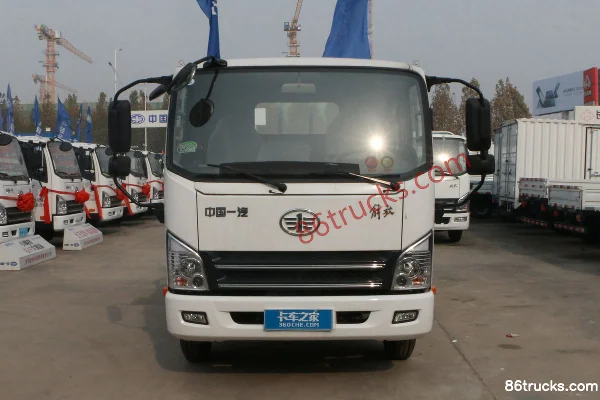 FAW Jiefang Hu VH 130hp 4X2(6 wheels) 3.82m semi-row flatbed truck (China VI) Exterior (2) | 86Trucks
