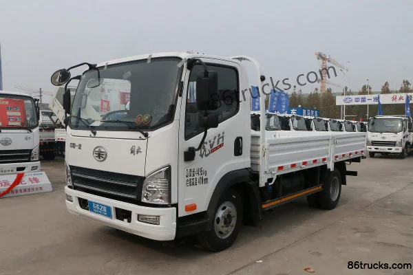 FAW Jiefang Hu VH 160hp 4X2(6 wheels) 4.16m single-row flatbed light truck Exterior (3) | 86Trucks