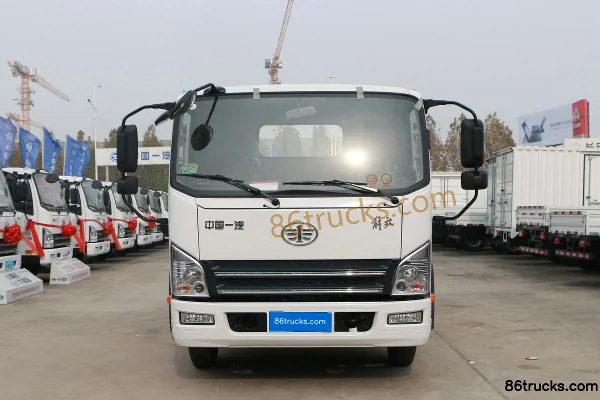 FAW Jiefang Hu VH 160hp 4X2(6 wheels) 4.16m single-row flatbed light truck Exterior (2) | 86Trucks