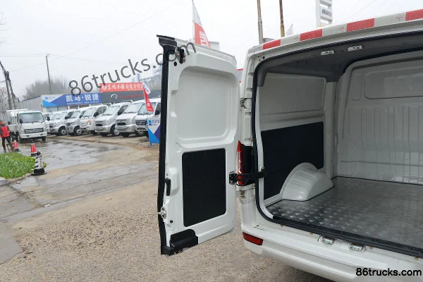 Kama Ruijie S6 122 hp 1.6L Gasoline 5-Seat Double Row Enclosed Van (China VI) Cargo Box (1) | 86Trucks