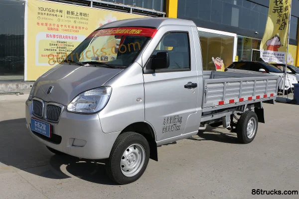 Jinbei T10 2021 Standard Edition 85hp 4X2(6 wheels) 1.2L Gasoline 2.7m Single Row Flatbed Mini Truck (China VI) Exterior (3) | 86Trucks